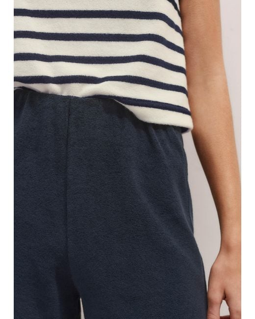 ME+EM Blue Toweling Short