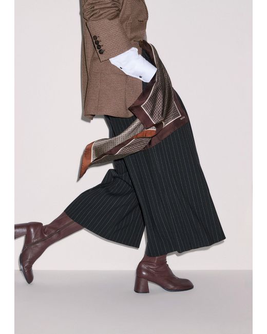 ME+EM Brown Knee-High Stretch Boot