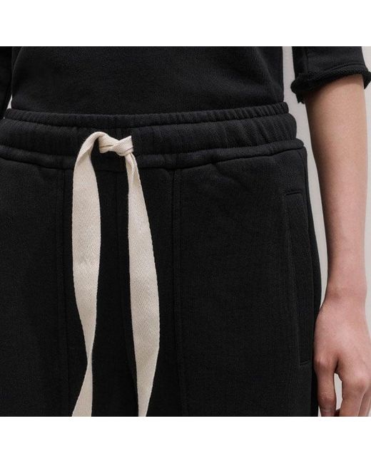 ME+EM Natural Contrast Drawcord Cuffed Jogger