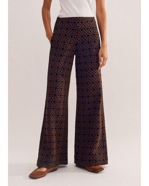 ME+EM Multicolor Travel Tailoring Graphic Jacquard Pant