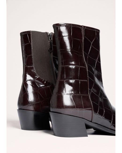 ME+EM Black Western Boot