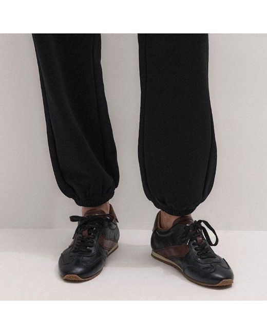 ME+EM Natural Contrast Drawcord Cuffed Jogger