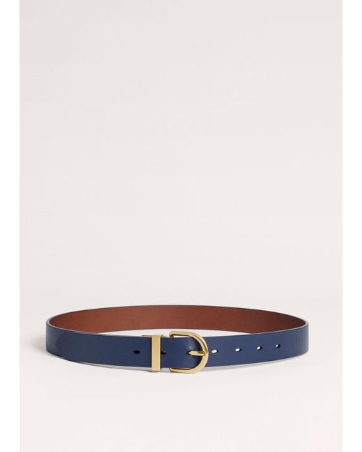 ME+EM White 30Mm Classic Round Reversible Belt-Pecan