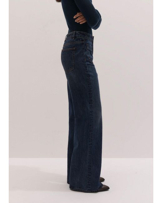 ME+EM Blue Leg Elongator Jean