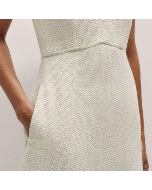 ME+EM Natural Day-To-Evening Sleeveless Midi Dress