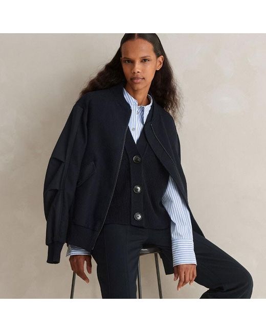 Short flared blazer sale