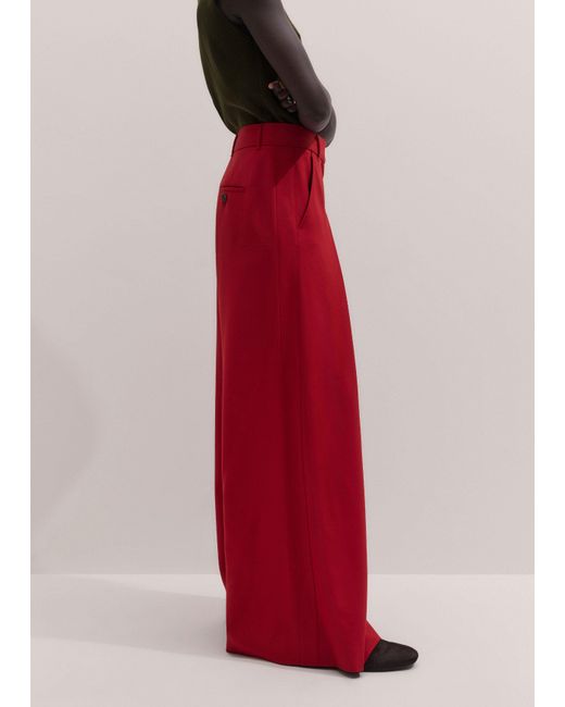 ME+EM Red Very Wide-Leg Pant
