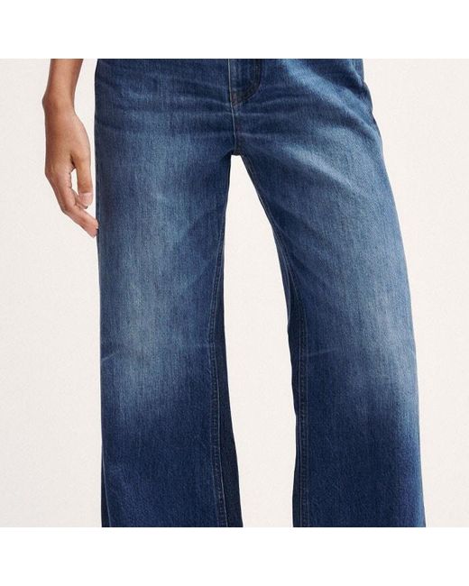 ME+EM Blue Regular-Length Authentic Relaxed Jean