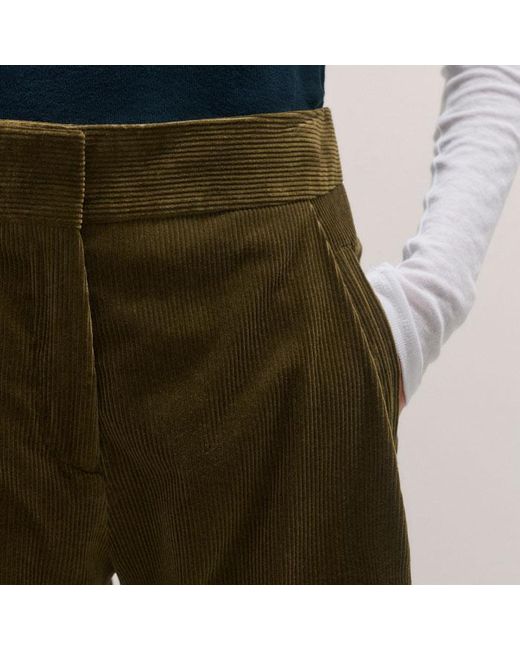 ME+EM Green Clever Cord Trouser