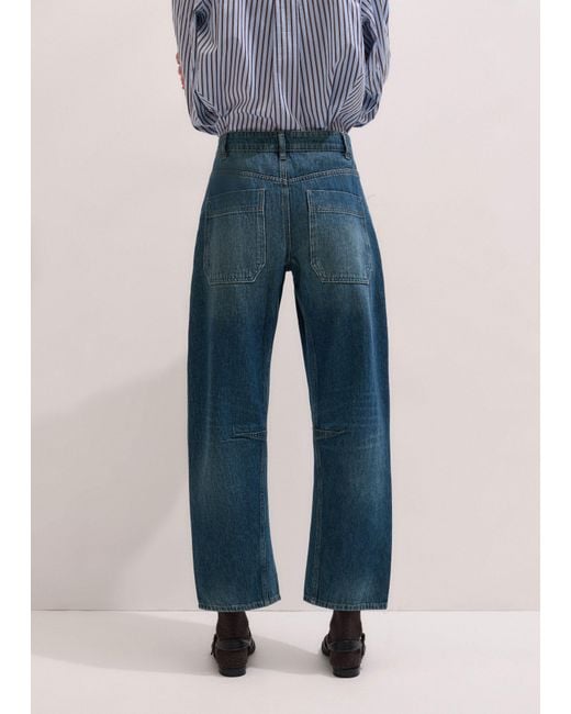 ME+EM Blue Patch Pocket Engineered Jean