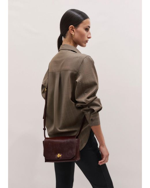 ME+EM Brown 2- Way Crossbody Bag