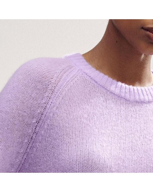 ME+EM Multicolor Cloud-soft Merino Cashmere Silk Sweater