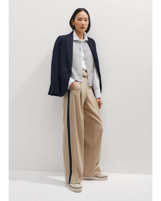 ME+EM Multicolor Flannel Side Stripe Pant