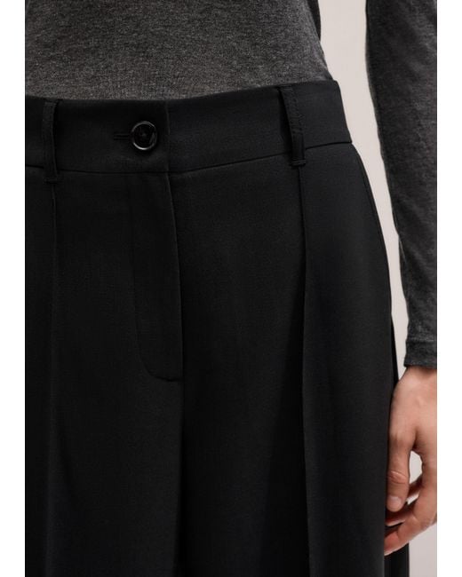 ME+EM White Pintuck Taper Trouser