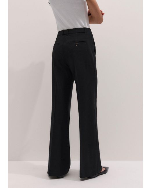 ME+EM Black Leg Elongator Pant