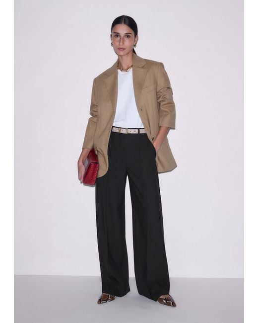 ME+EM White Pintuck Taper Trouser