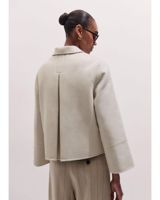 ME+EM Natural Double Face Swing Jacket