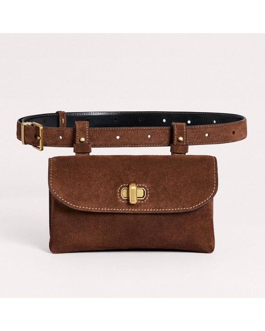 ME+EM Brown 5 Way Belt Bag
