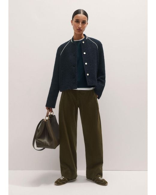 ME+EM Green Clever Cord Trouser