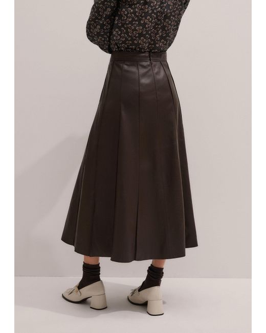 ME+EM Natural Panelled Maxi Skirt