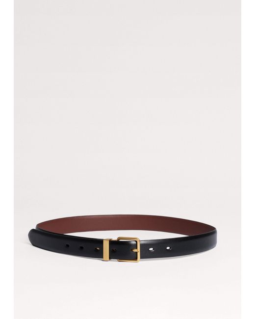 ME+EM White Reversible Belt