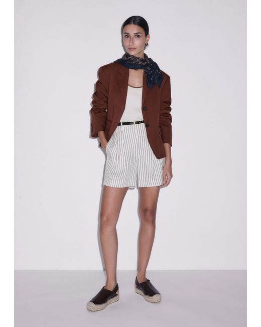ME+EM Brown Slingback Espadrille