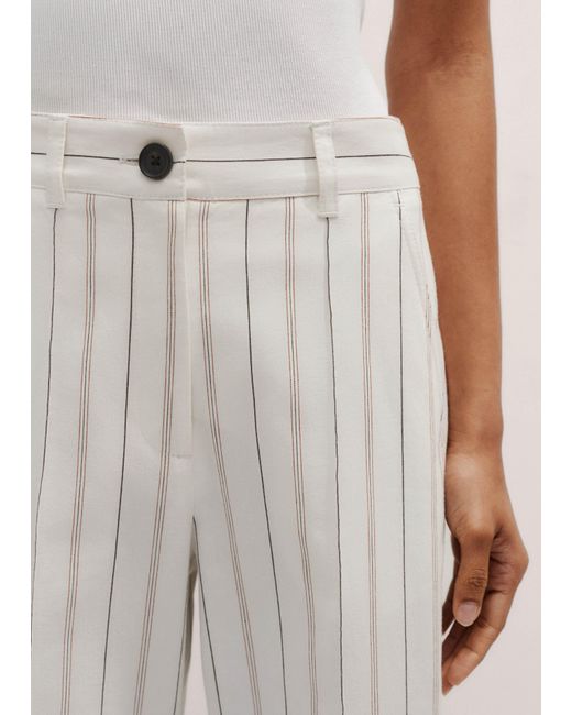 ME+EM Multicolor Straight-Leg Crop Trouser