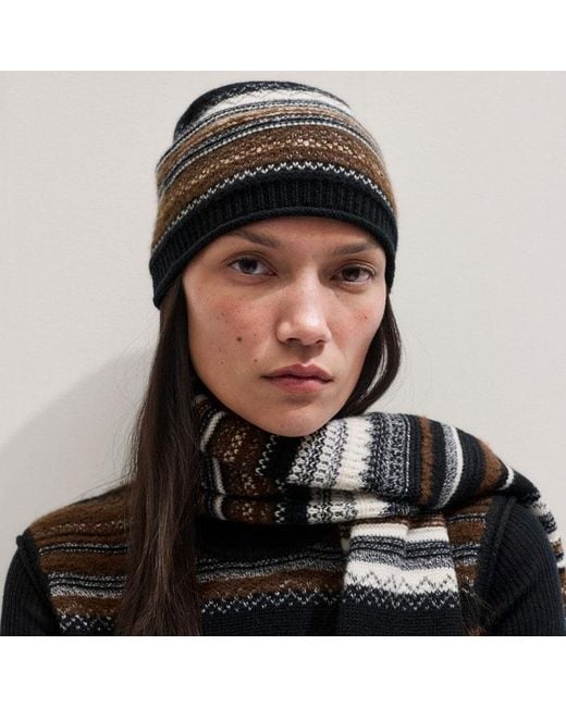 ME+EM Multicolor Textured Stitch Scarf
