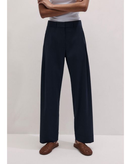 ME+EM Blue Clever Pant