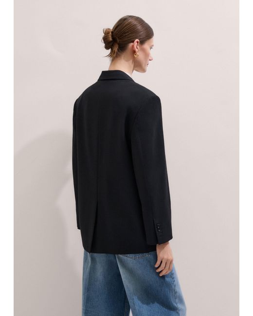 ME+EM Black Oversized Blazer