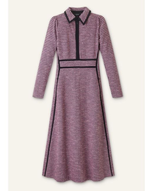 houndstooth fit and flare dress Anastasia Green Shetland Houndstooth Fit & Flare Dress