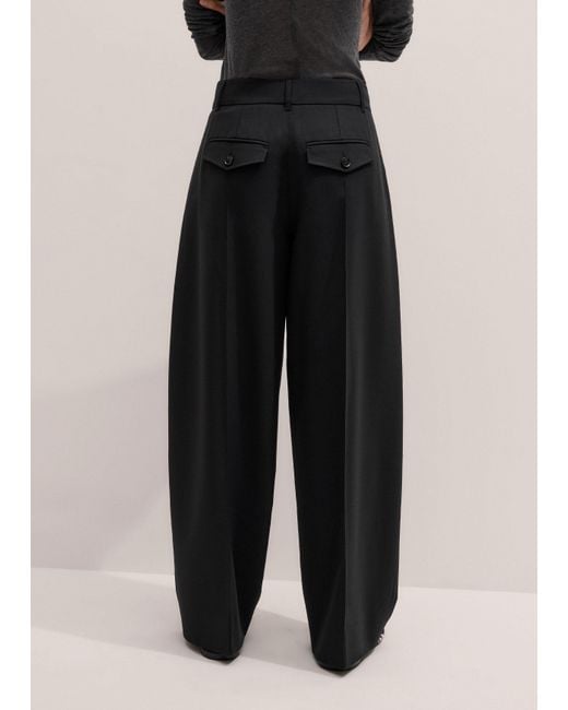 ME+EM White Pintuck Taper Trouser