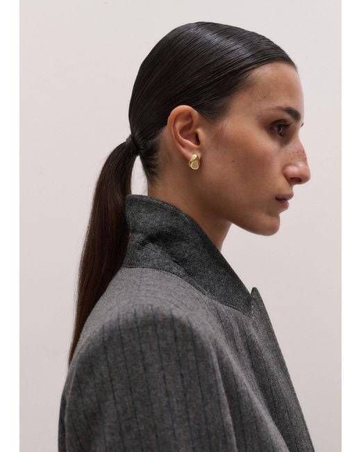 ME+EM Black Short Sharp Shoulder Blazer