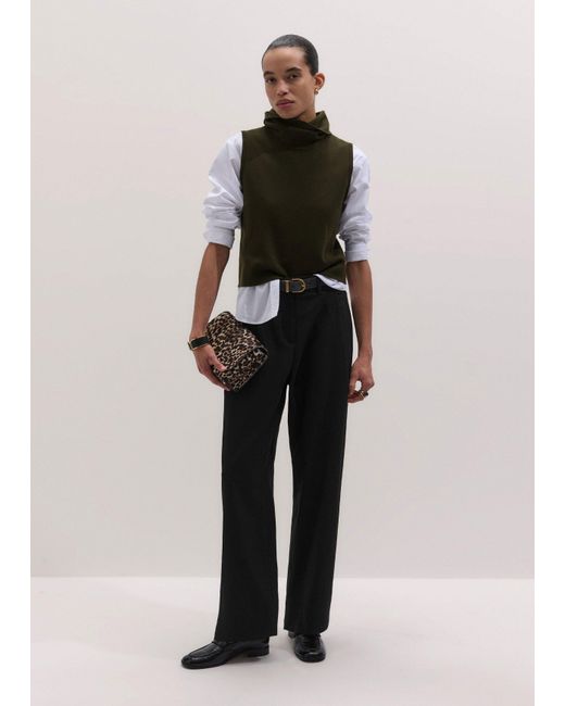ME+EM White Square Toe Loafer