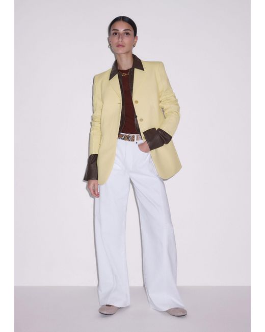 ME+EM Brown Double Layer Slim Vest Set