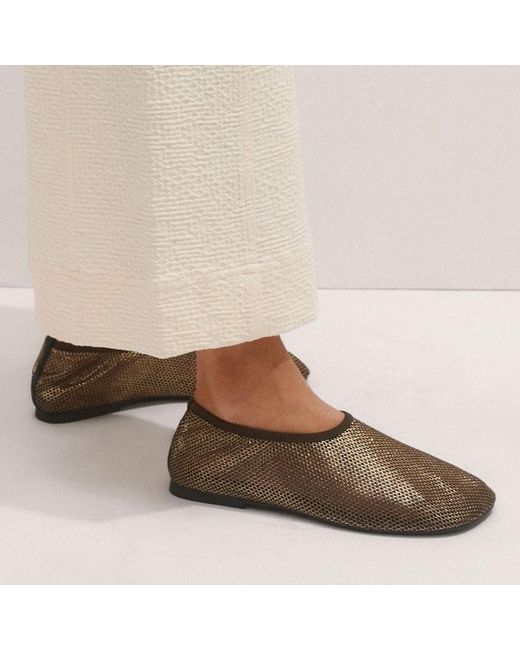 ME+EM Natural Textured Ponte Crop Wide-Leg Trouser