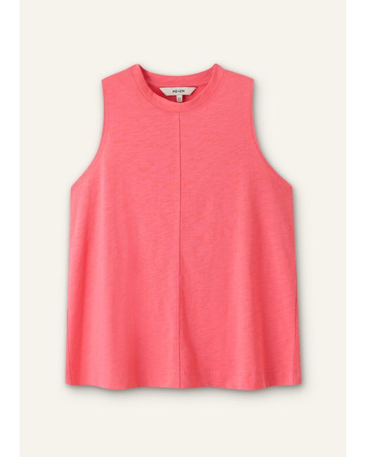 ME+EM Pink Racer Back Swing Top