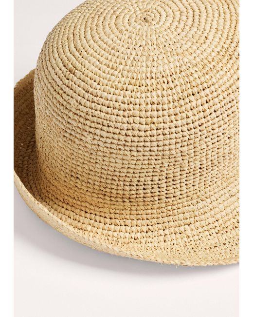 ME+EM Natural Raffia Hat