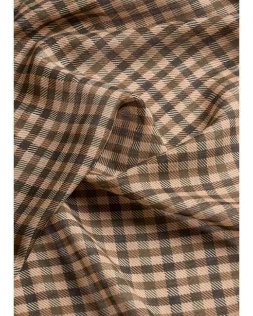 ME+EM Natural Check Scarf
