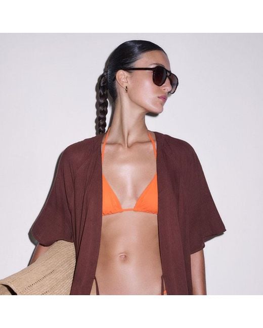 ME+EM Orange Adjustable Side Tie Bottom