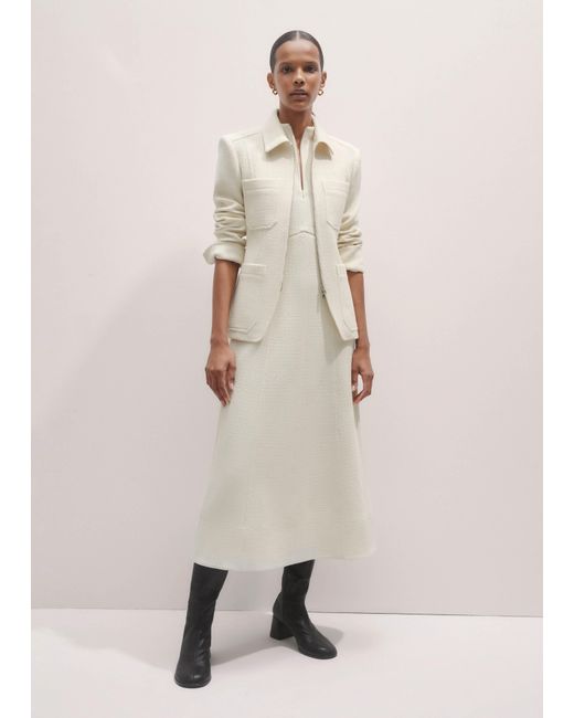 ME+EM Natural Day-To-Evening Sleeveless Midi Dress