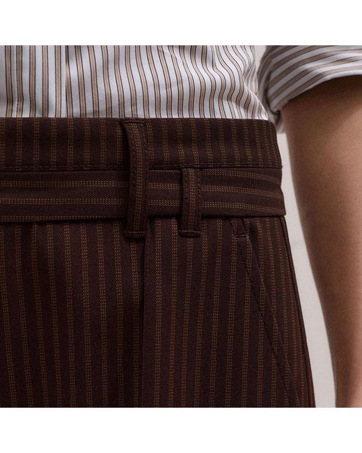 ME+EM Multicolor Pinstripe Wide Leg Trouser