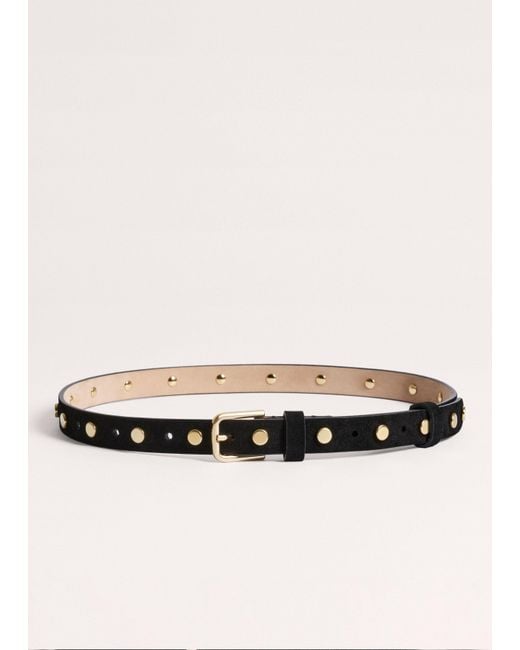 ME+EM Black Studded Belt