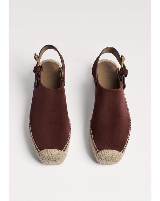ME+EM Brown Slingback Espadrille
