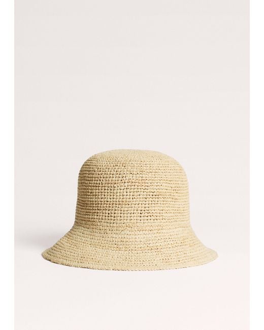 ME+EM Natural Raffia Hat