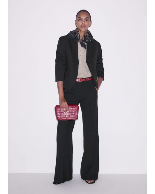 ME+EM Blue The Tailored Leg Elongator Trouser