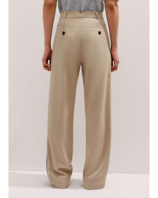 ME+EM Multicolor Flannel Side Stripe Pant