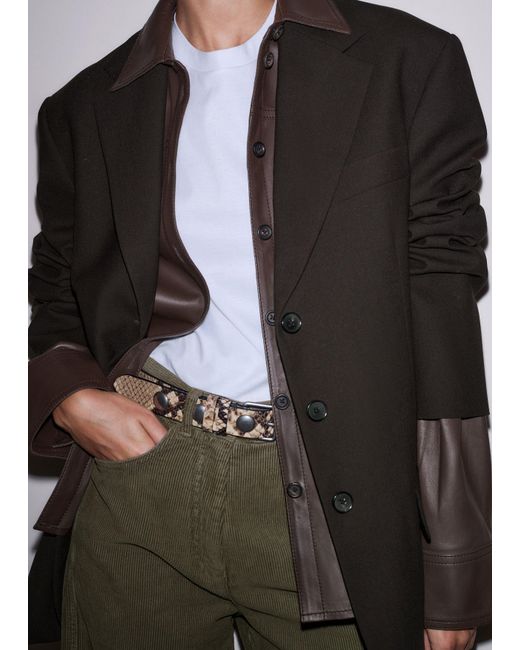 ME+EM Am-Pm Wide-Leg Pant in Natural | Lyst