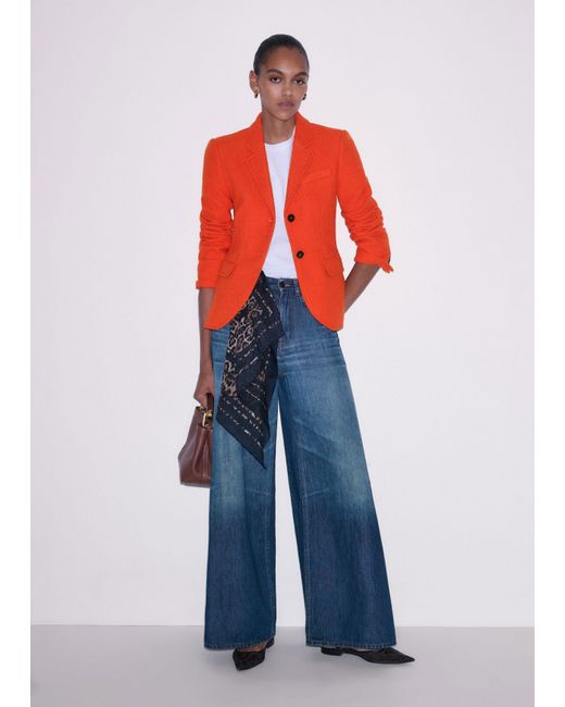 ME+EM Red Event Ready Corset Jacket