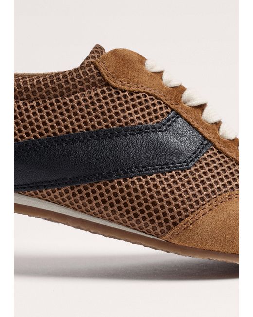 ME+EM Brown Retro Runner Sneaker